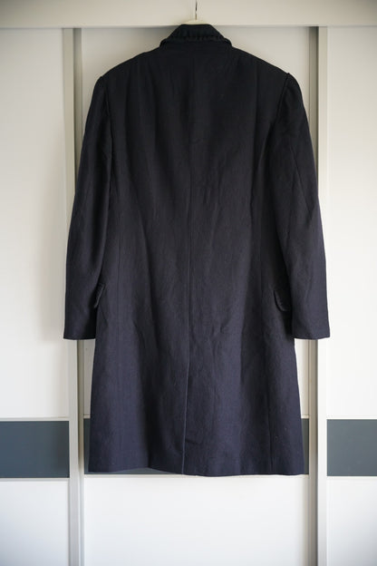 Yohji Yamamoto Tailored Wool Blend Coat
