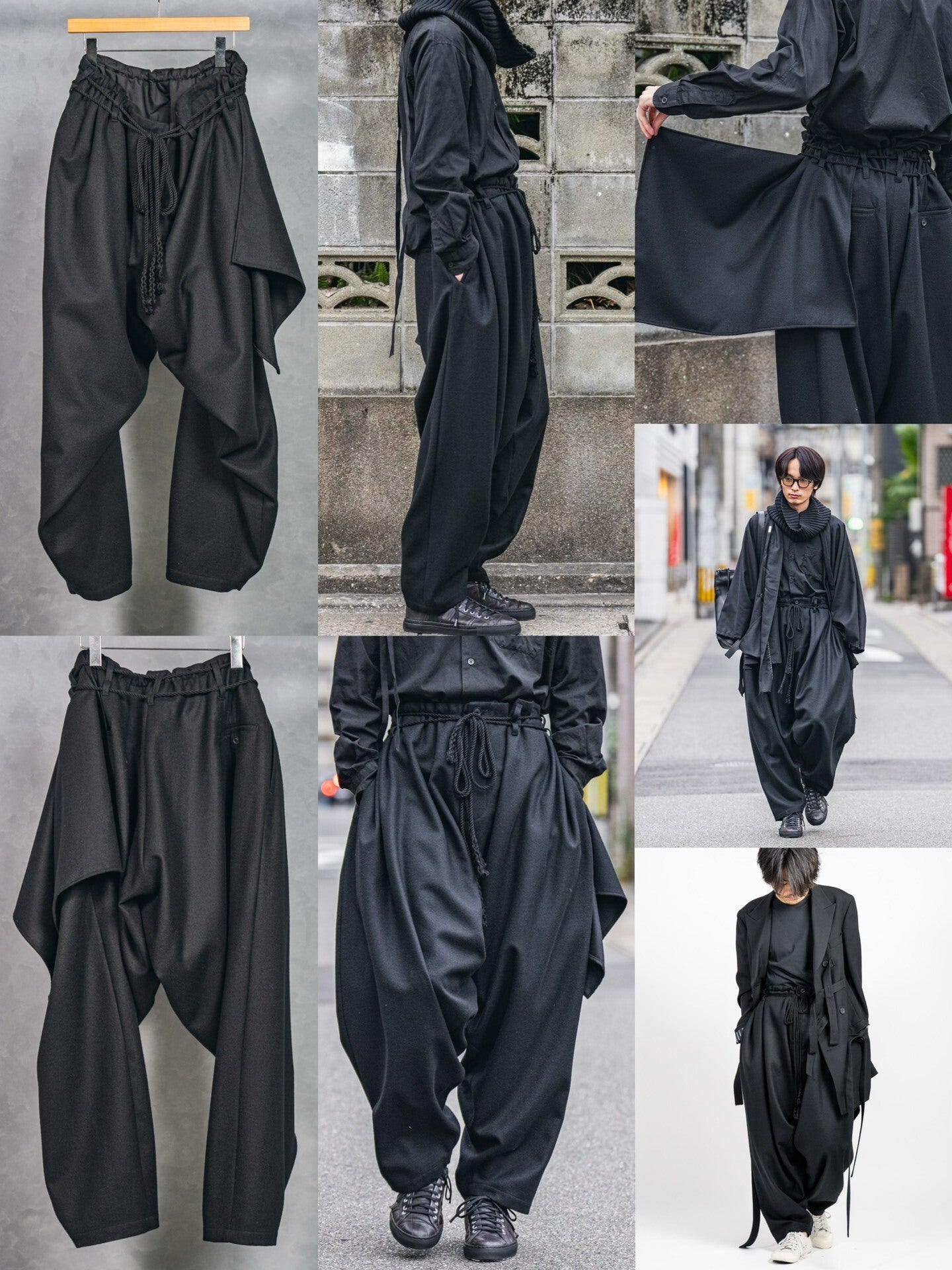 Yohji Yamamoto Dropped Crotch Pants