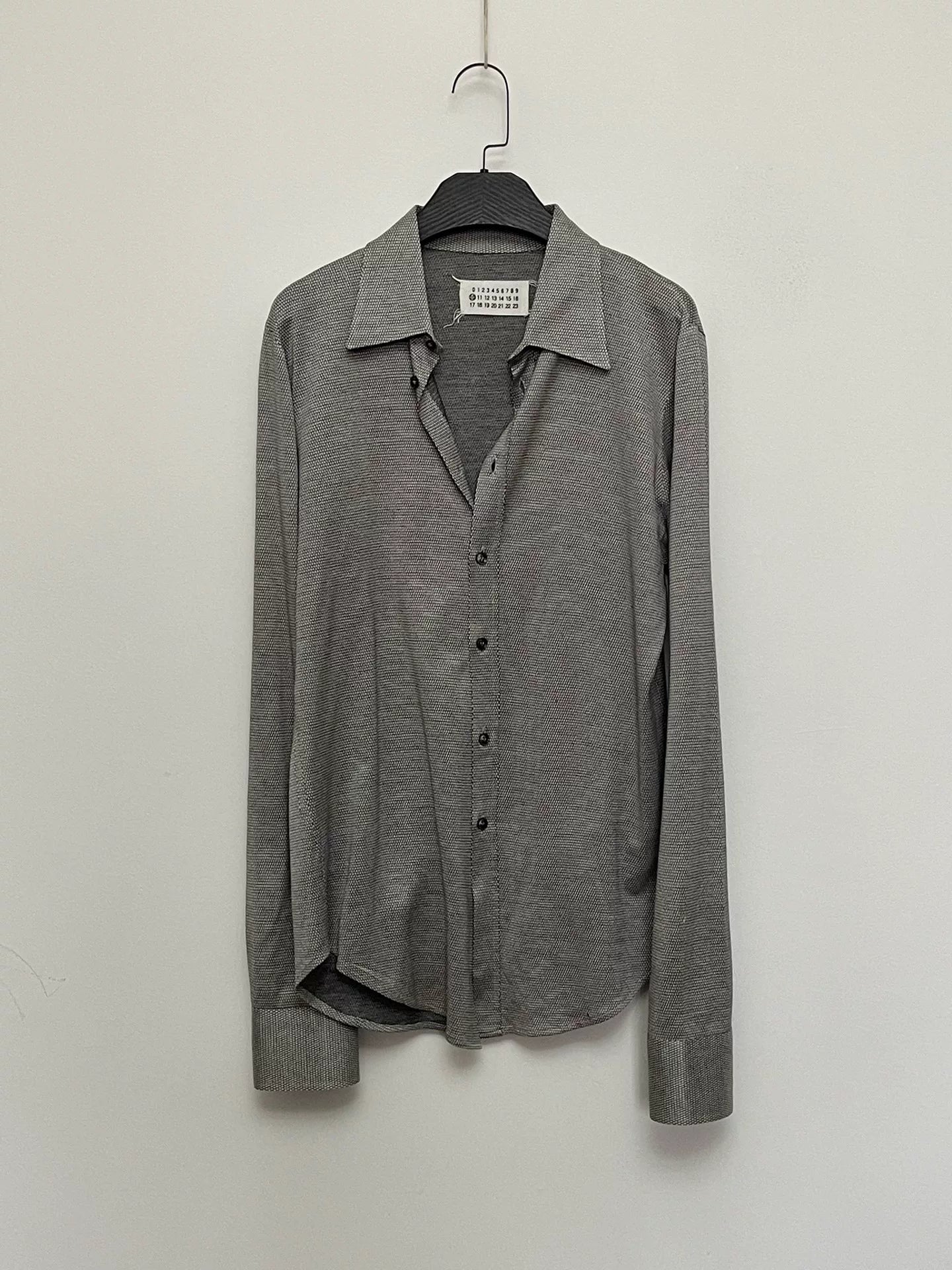 maison martin margiela twisted collar shirt
