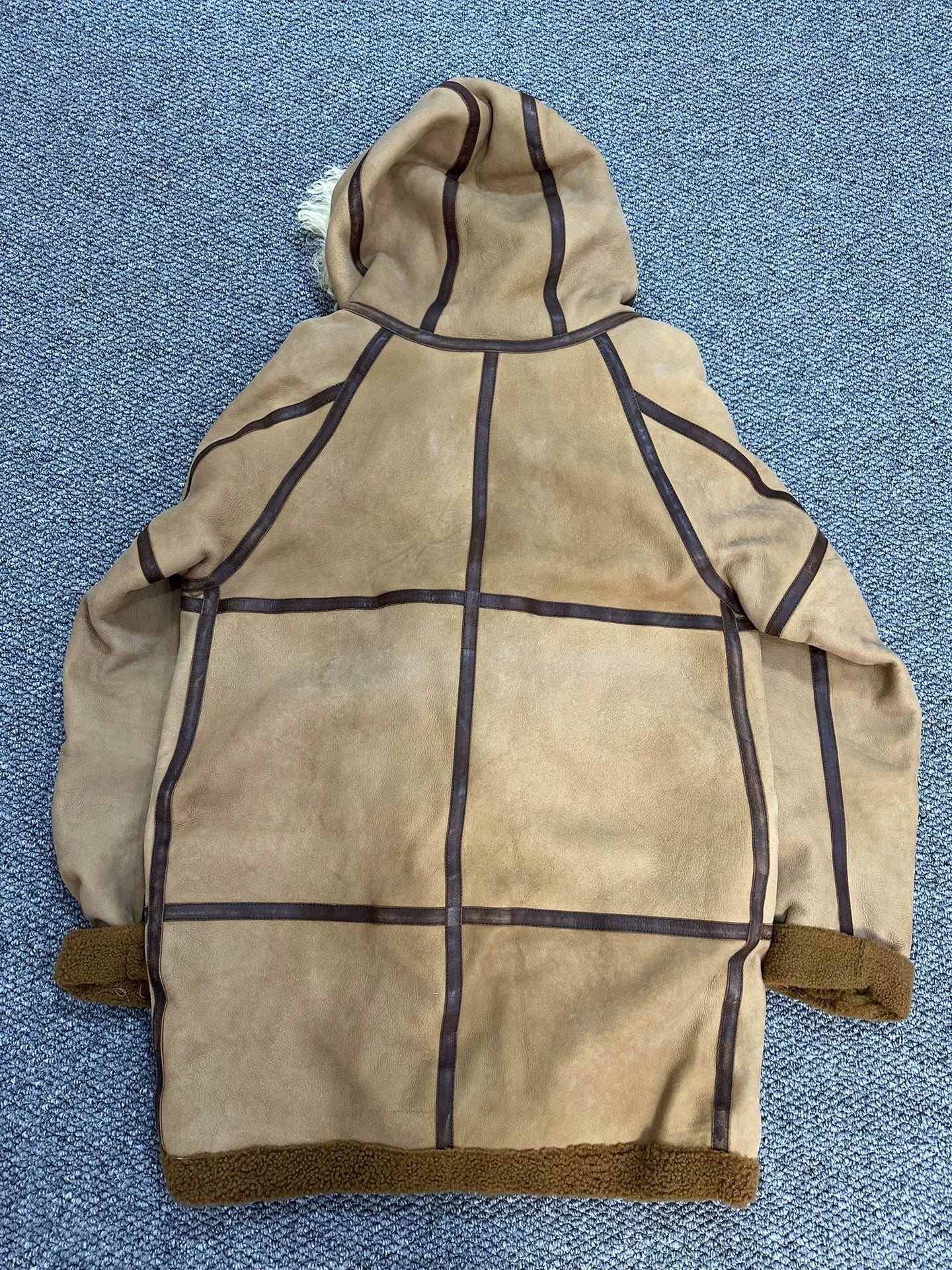 visvim Shearling Hudson Coat Size 4