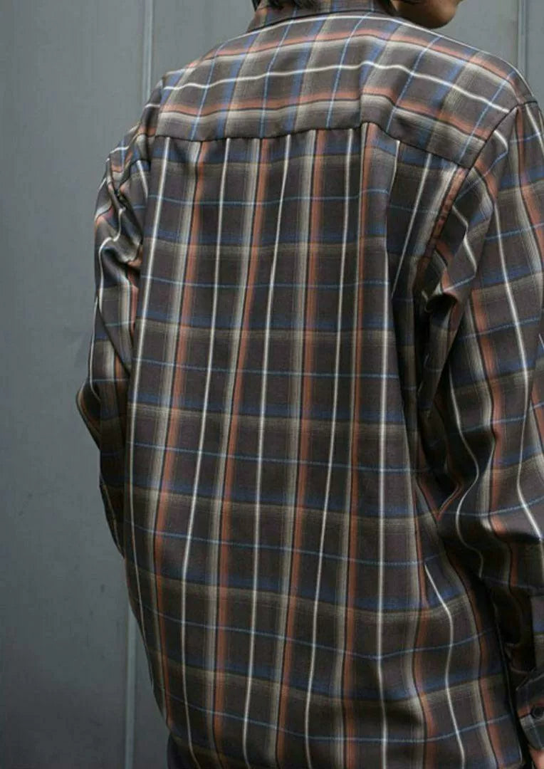 Auralee 24SS Super Light Wool Check Shirt