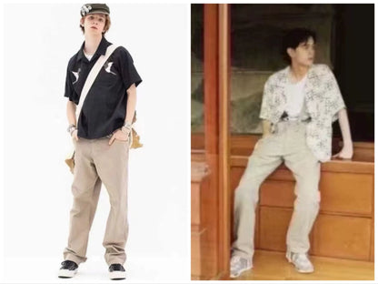 visvim fluxus chino suspenders pants