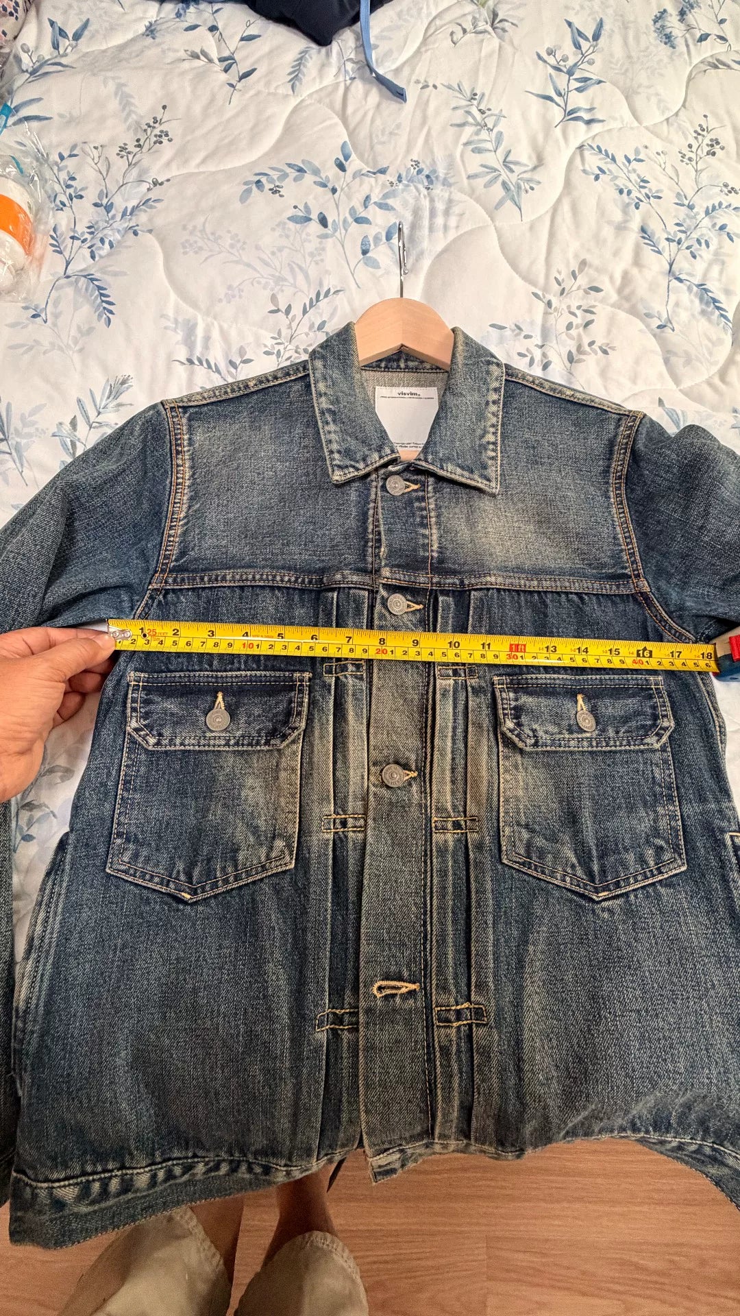 Visvim 101JKT Damaged Snake Tag Denim