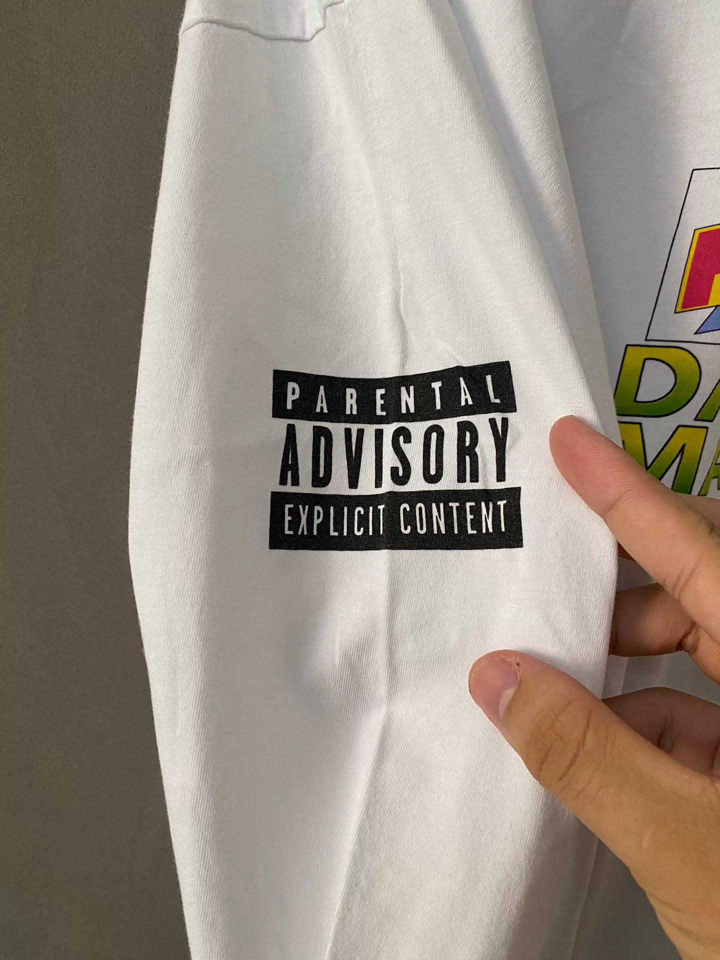 vetements long sleeve dance t-shirt