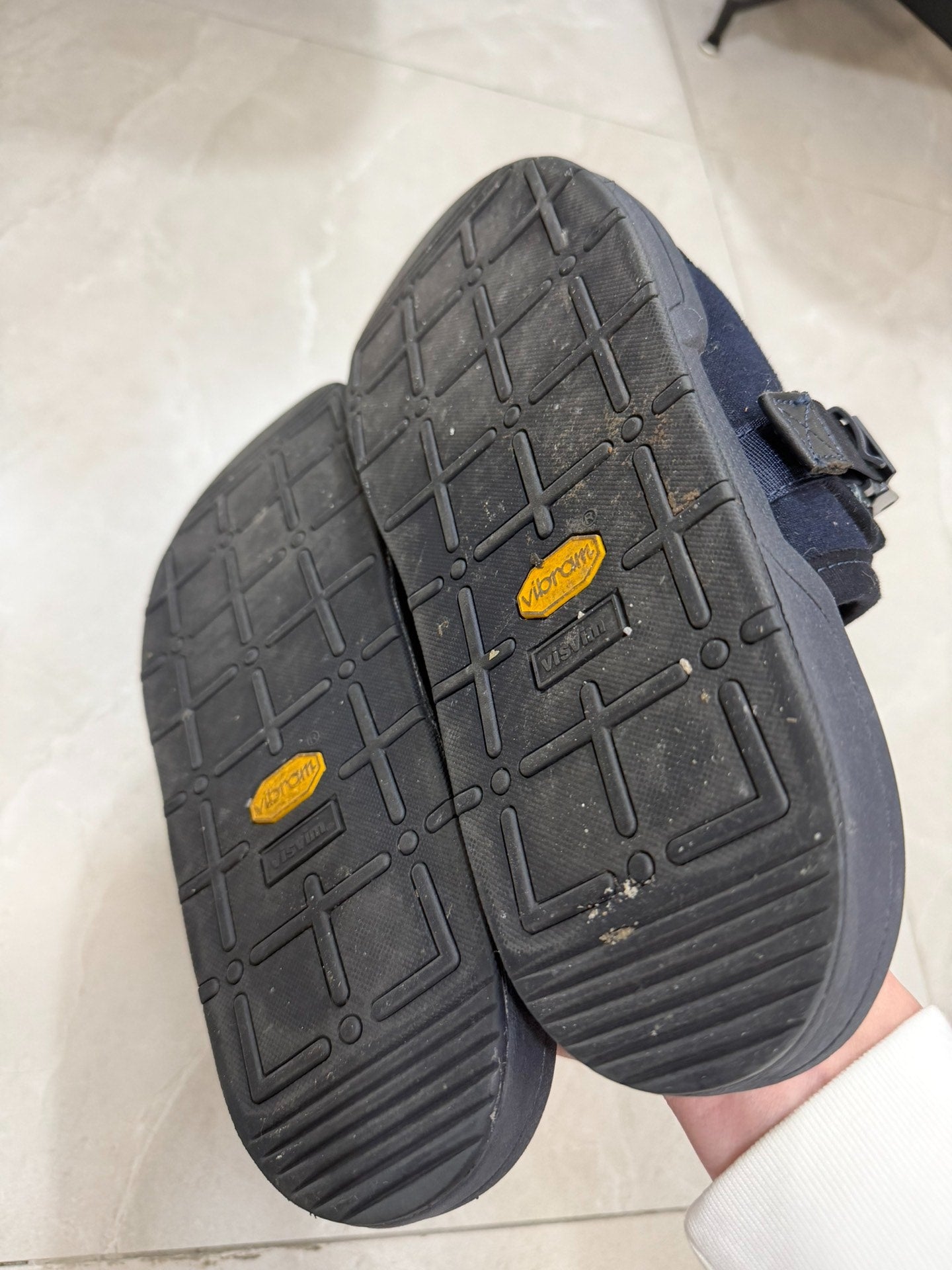visvim christo indigo vibram sandals