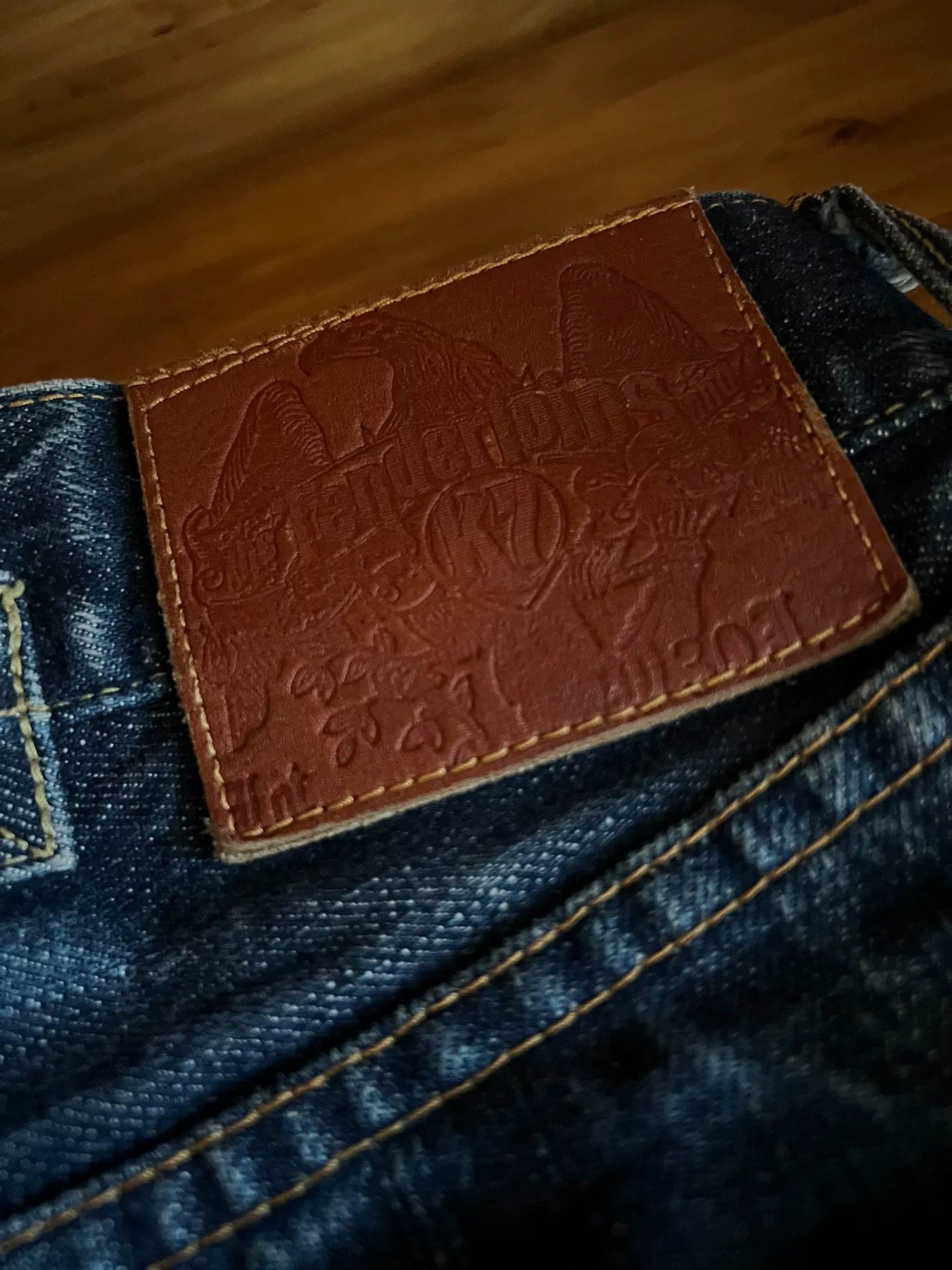 early model tenderloin red ear jeans