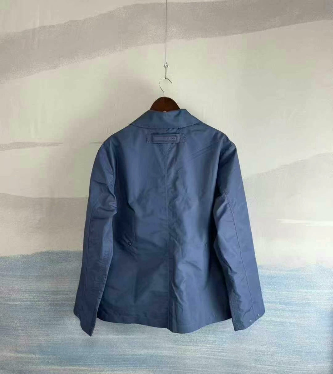 dior x parley waterproof blue jacket