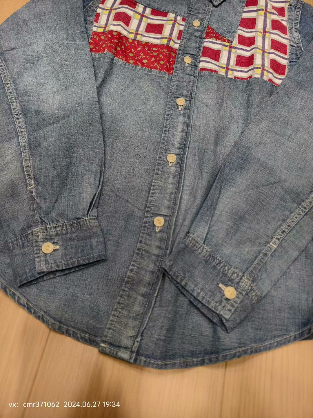 visvim 16ss Wally Printed Check Shirt