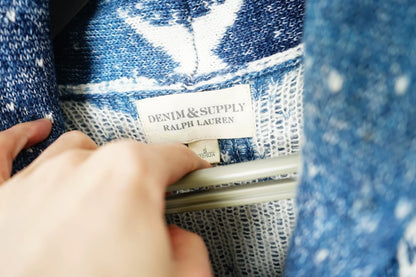 Denim Supply Discharge Knit Thunderbird Cardigan