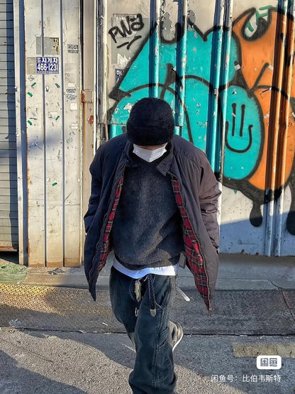 Balenciaga Harrington Jacket with Red Lining