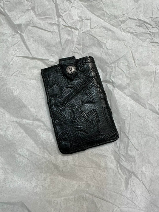 Chrome Hearts Cross Leather Card Holder