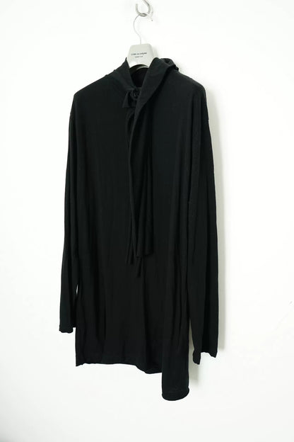 Yohji Yamamoto Button Turtleneck Scarf Tie Long Sleeve
