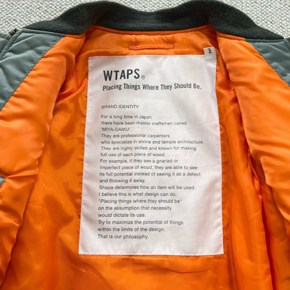 WTAPS MA1 Flight Jacket Vintage Style Outerwear