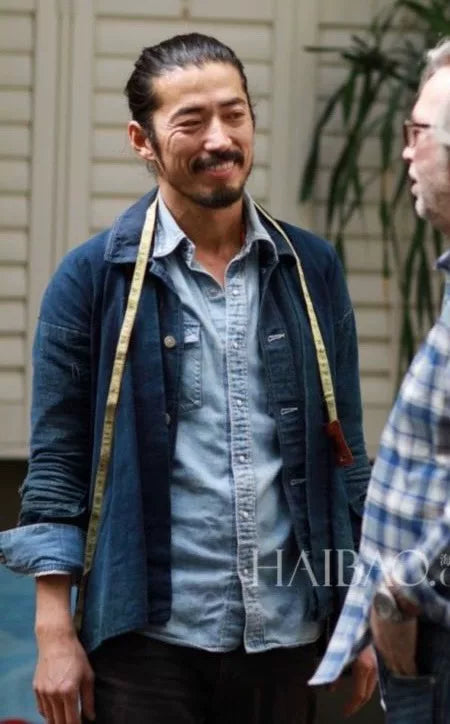 VISVIM Water Drop Sleeve Denim Shirt