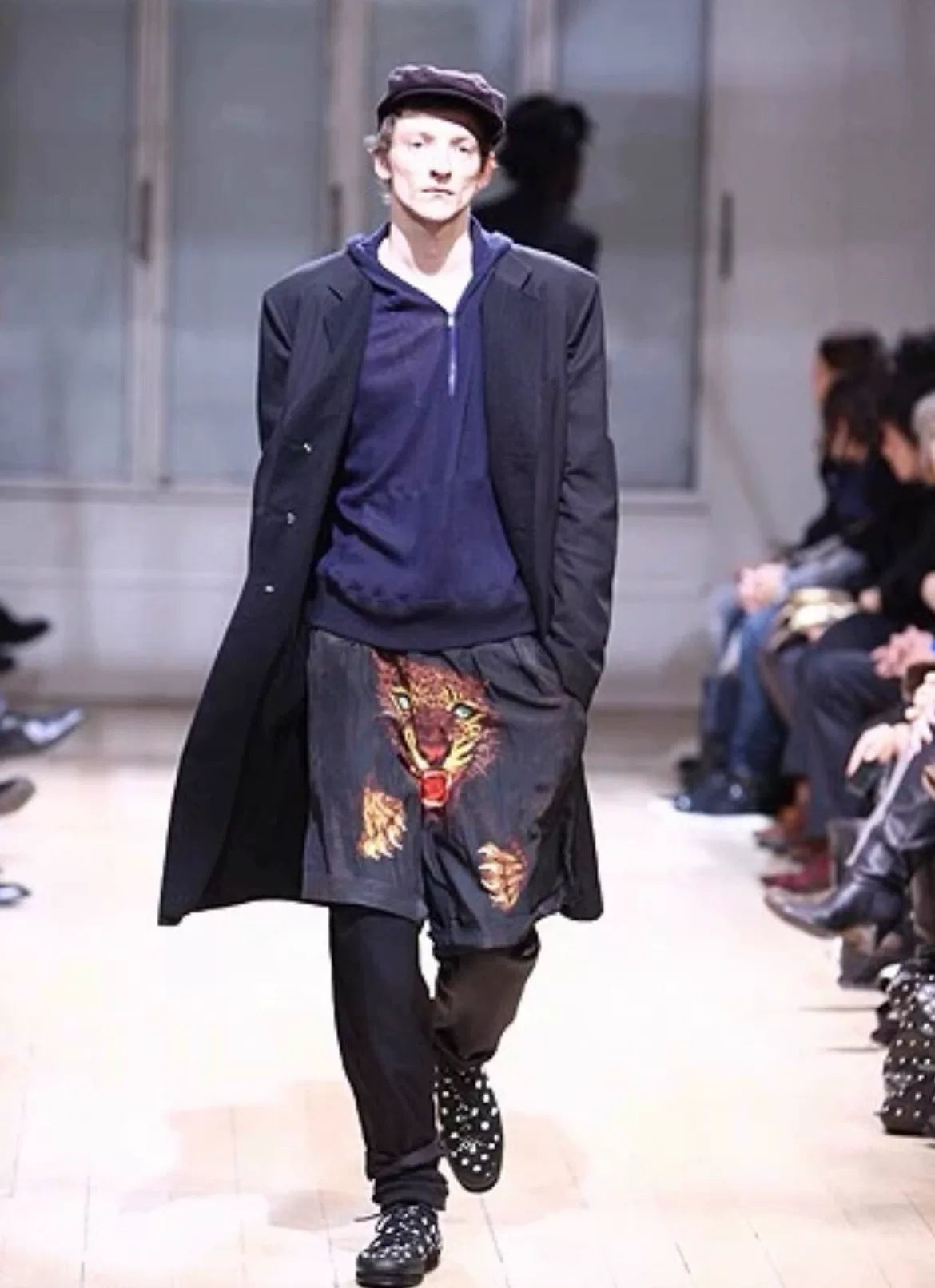Yohji Yamamoto 09AW Leopard Reversible Coat