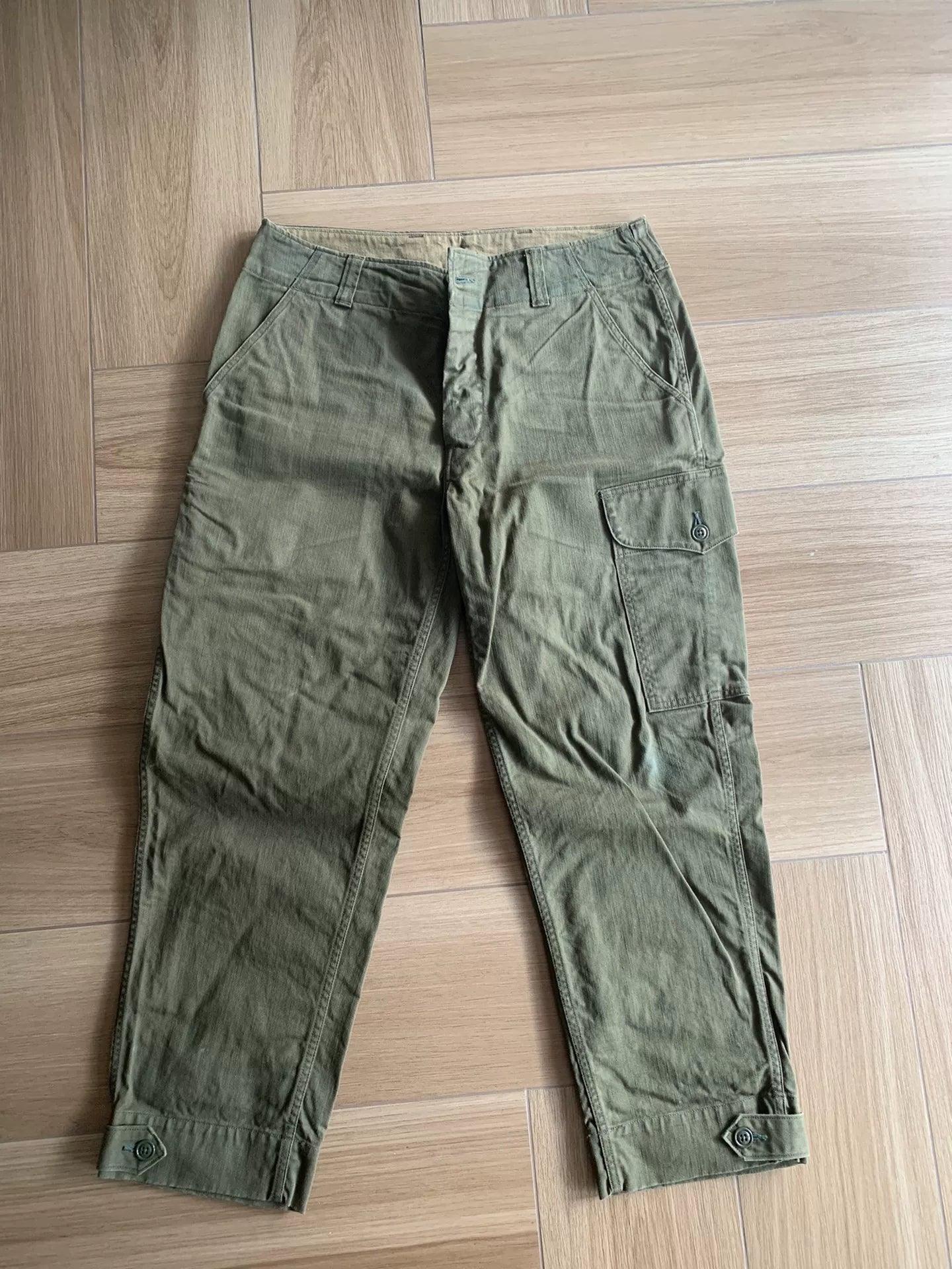 aviators trousers by freewheelers in green