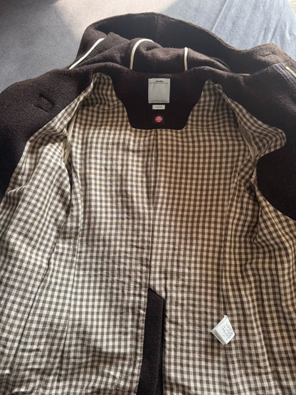 visvim commodore brown wool coat