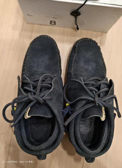 VISVIM 19SS FBT Navy Low-Top Sneakers