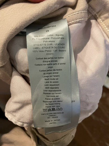 Dior Spring Summer Cargo Jeans 29 Size