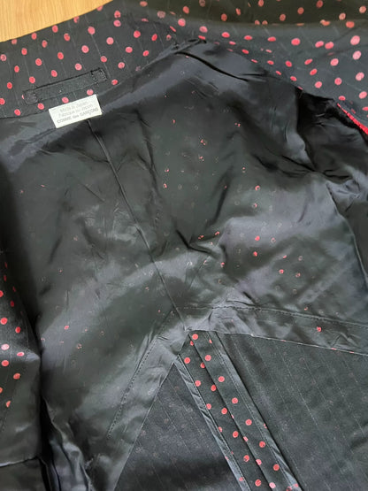 Comme des Garcons Runway Polka Dot Wool Coat