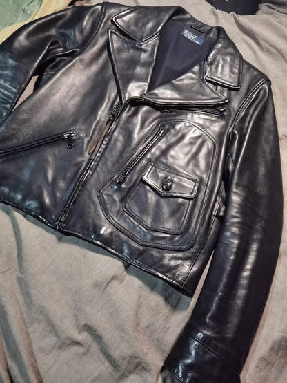 Ralph Lauren Vintage Motorcycle Leather Jacket