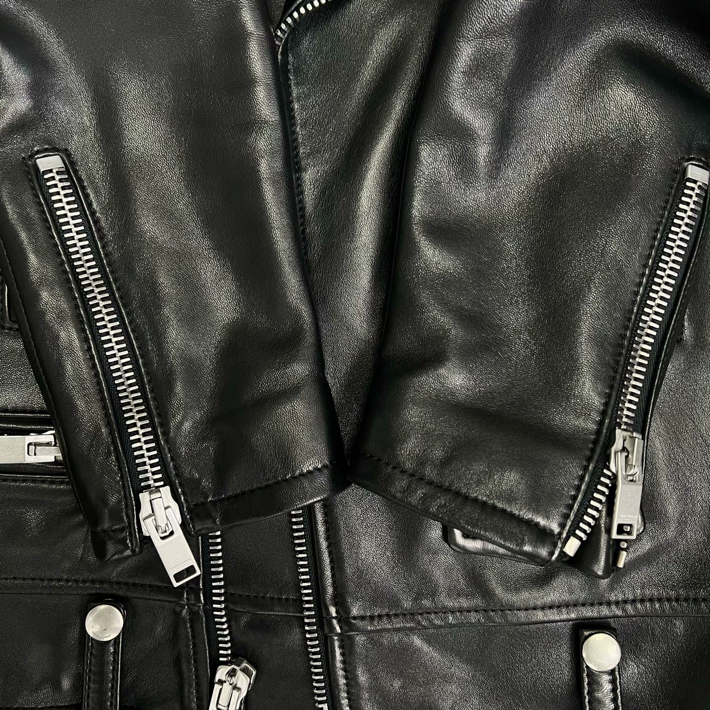 Saint Laurent Classic Leather Biker Jacket