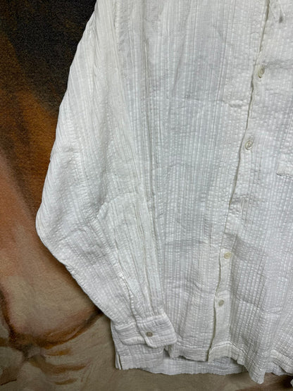 Issey Miyake Men Gingham Layered Shirt Jacket