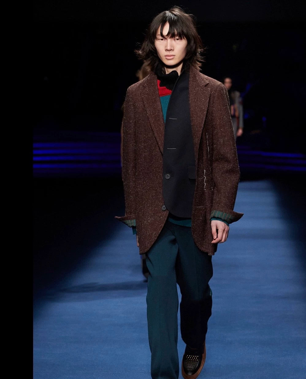 kolor 阿部润一 21aw 拼接西装