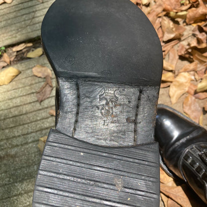 Undercover Patent Leather Zip Derby Shoes