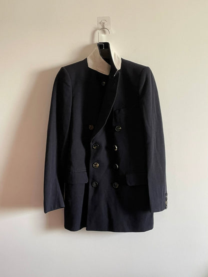 drapes van noten double-breasted wool blazer