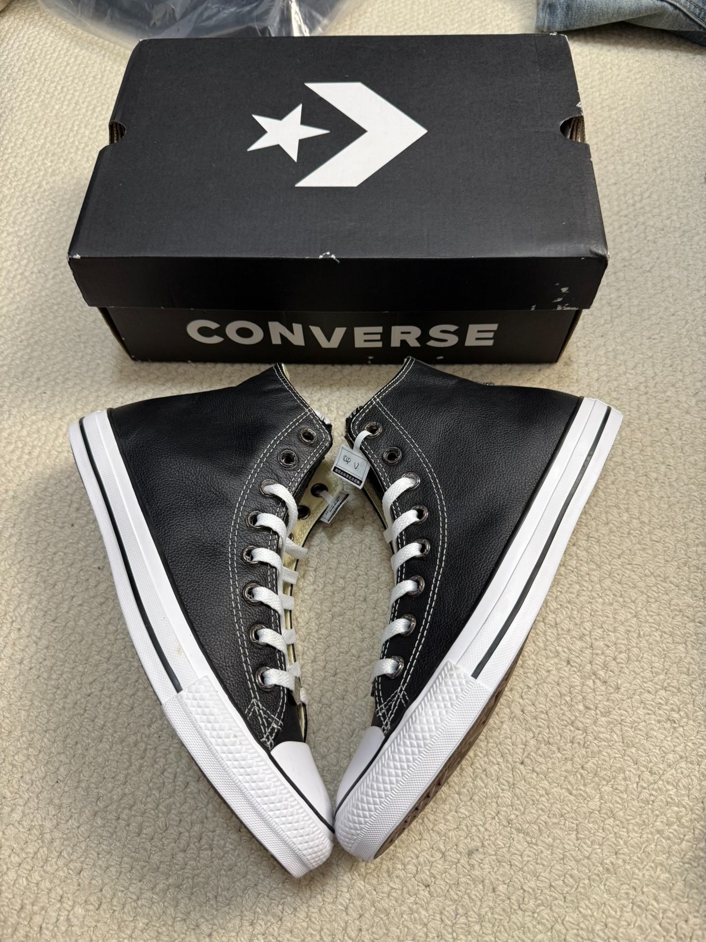 Chrome Hearts Converse Leather All Star