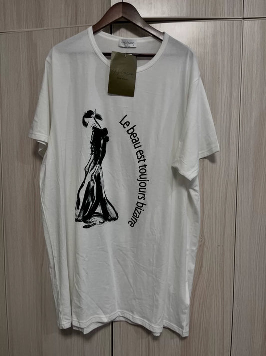 Yohji Yamamoto Printed White T-shirt