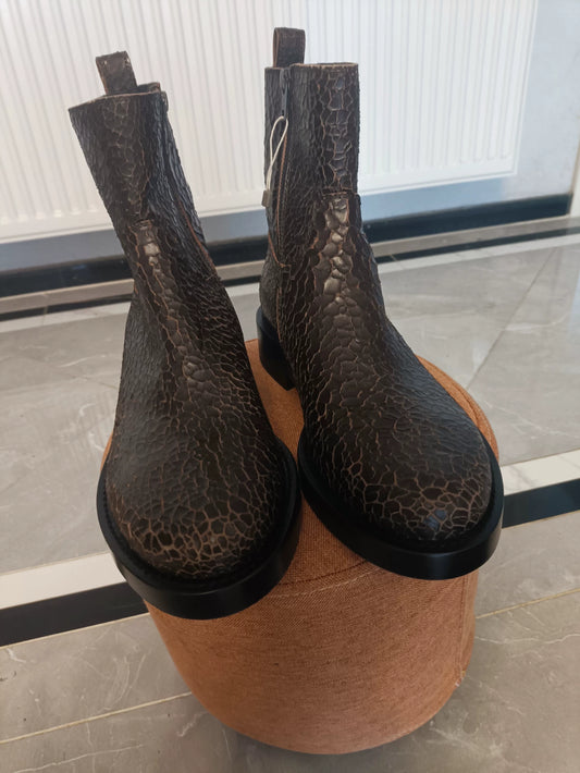Ann Demeulemeester Gold Shoes Size 42