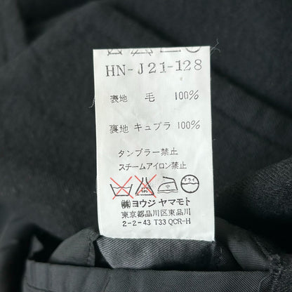Yohji Yamamoto Black Multi-Button Suit