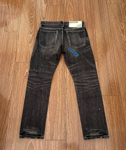 neighborhood metal savage narrow denim pants