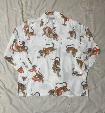 Wacko Maria x Tim Lehi Flame Tiger Shirt