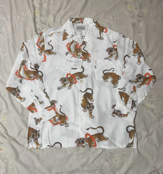 Wacko Maria x Tim Lehi Flame Tiger Shirt