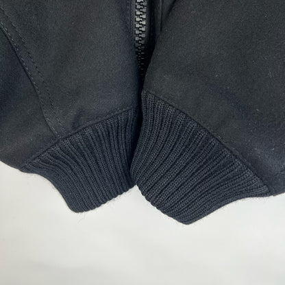 Dior Black Wool Epaulet Flight Jacket