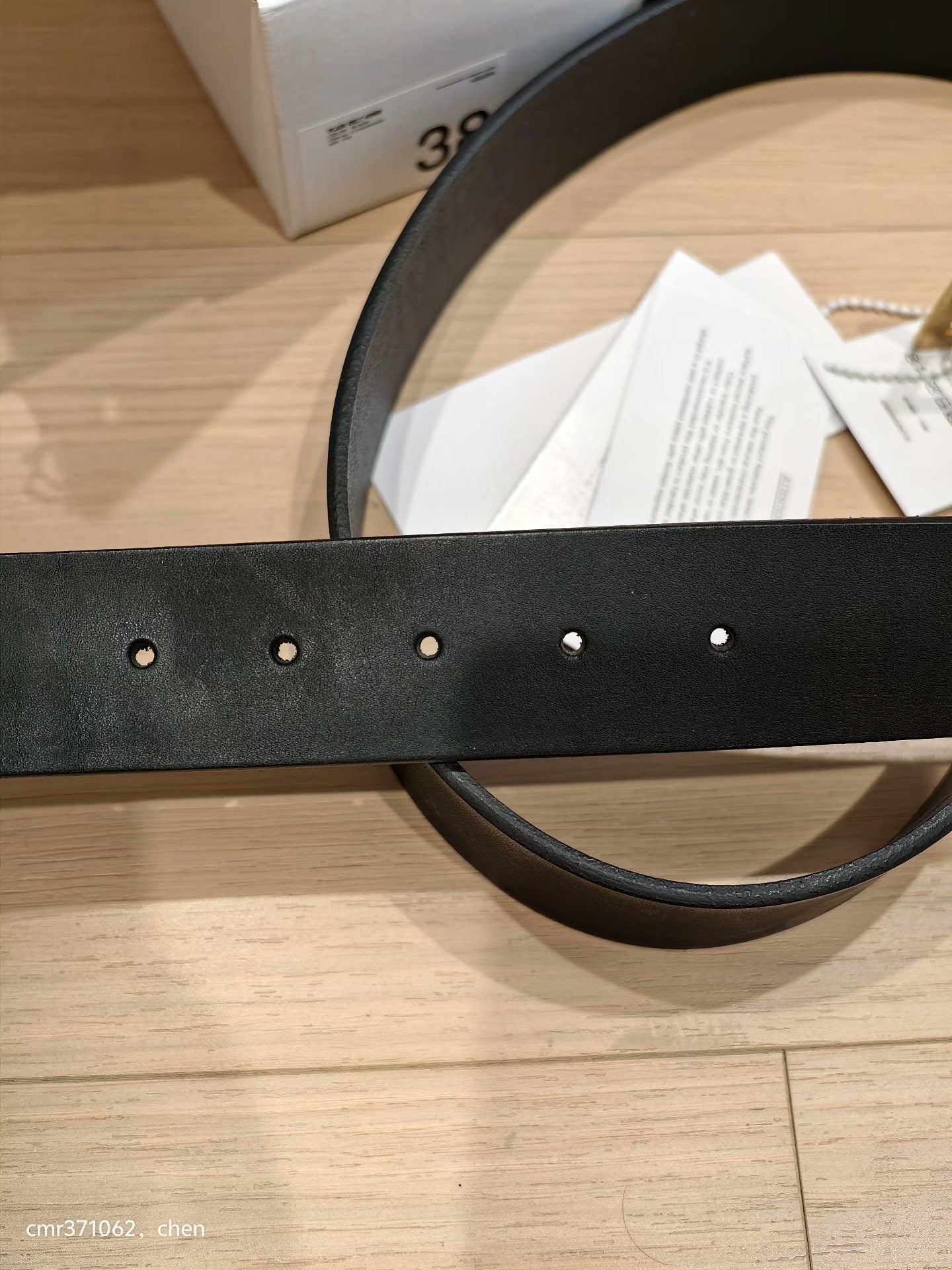 VISVIM 24AW PLAIN BELT 40MM