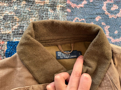 ralph lauren military style patchwork jacket