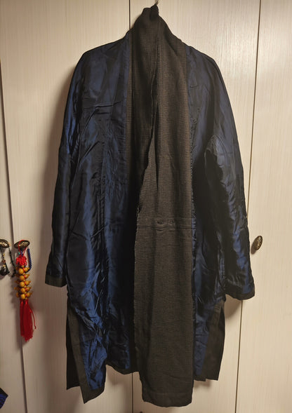 ziggychen plant-dyed wool blend coat