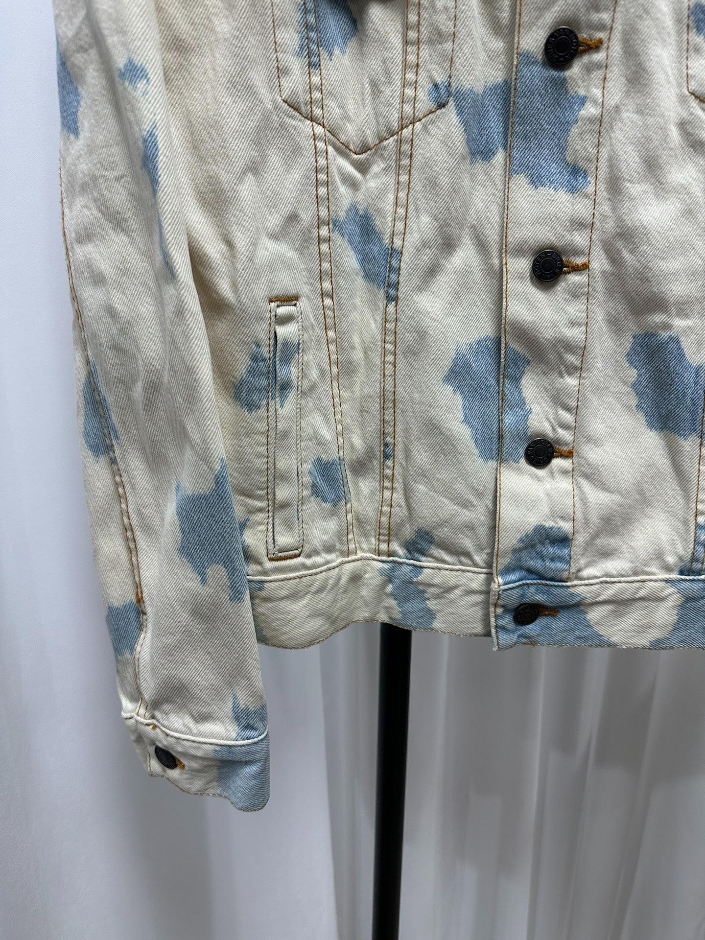 Dries Van Noten White Cloud Denim Jacket