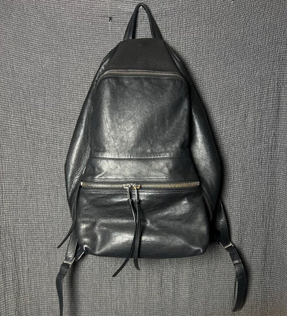 Rick Owens 18ss Pebbled Leather Backpack