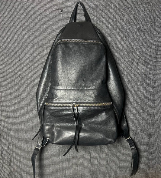 Rick Owens 18ss Pebbled Leather Backpack