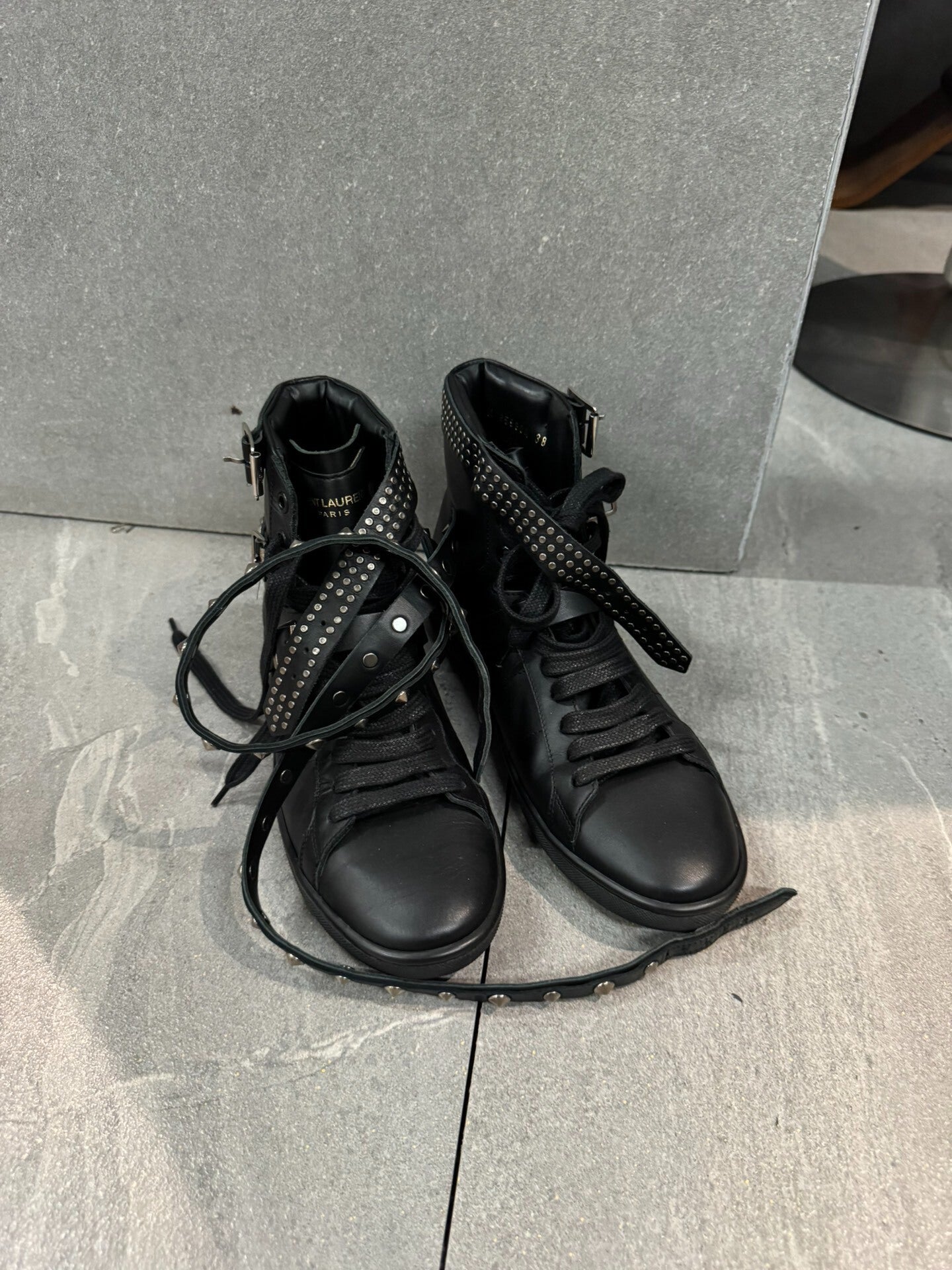 Yves Saint Laurent Rock High-Top Sneakers