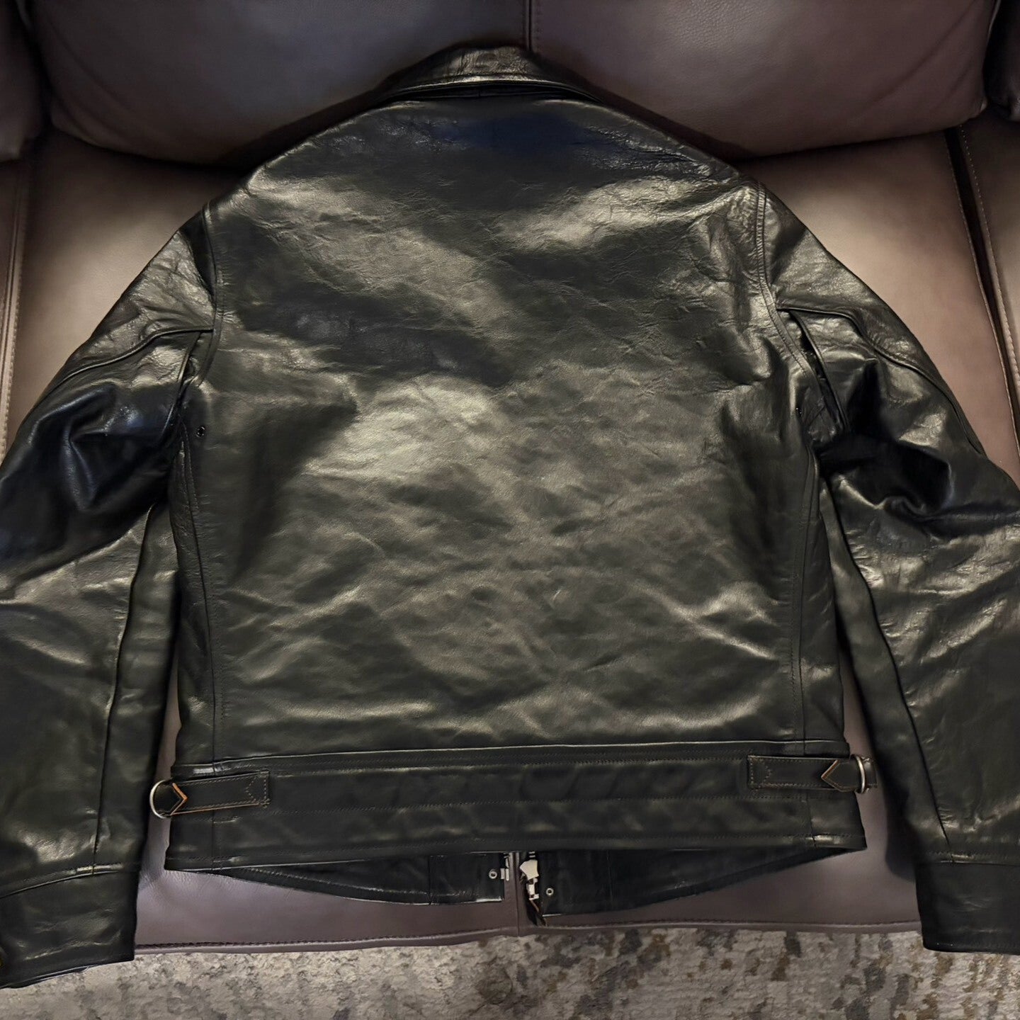 Freewheelers Mulholland Leather Jacket Size 40