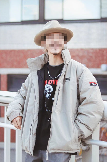 nanga x wacko maria down jacket beige