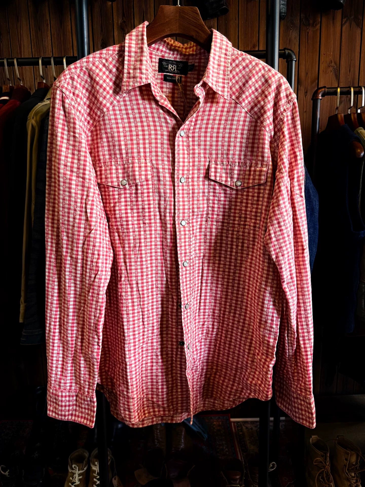 RRL Red Label Plaid Shirt