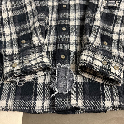 MADNESS Shredded Check Shirt