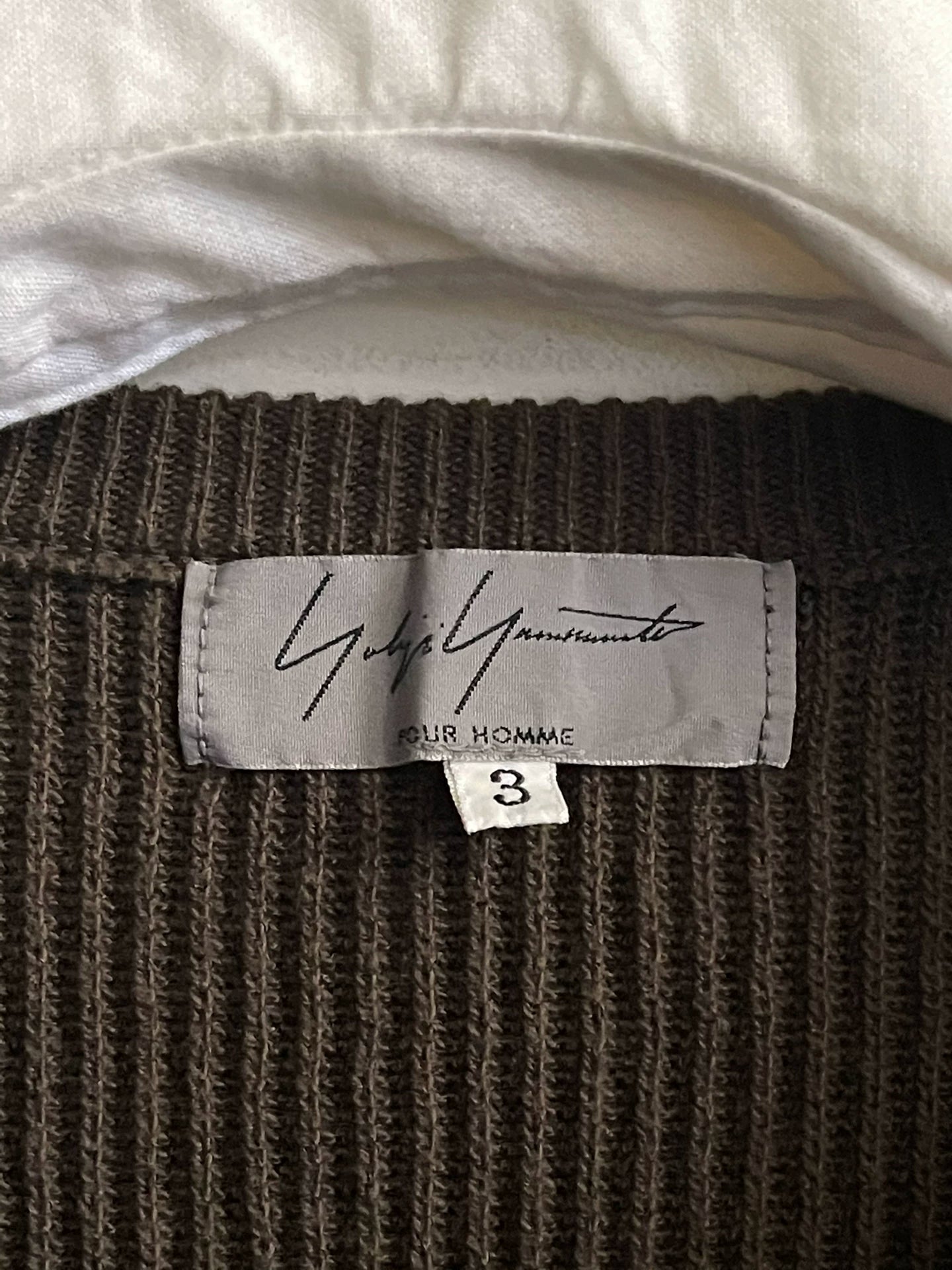 Yohji Yamamoto Button Shoulder Sweater